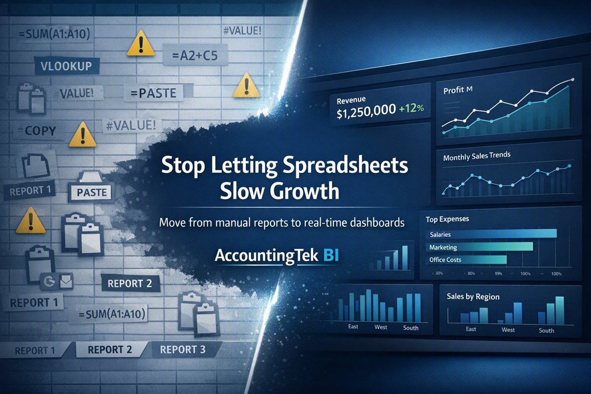 Why Spreadsheet-Based Reporting Is Holding Your Business Back