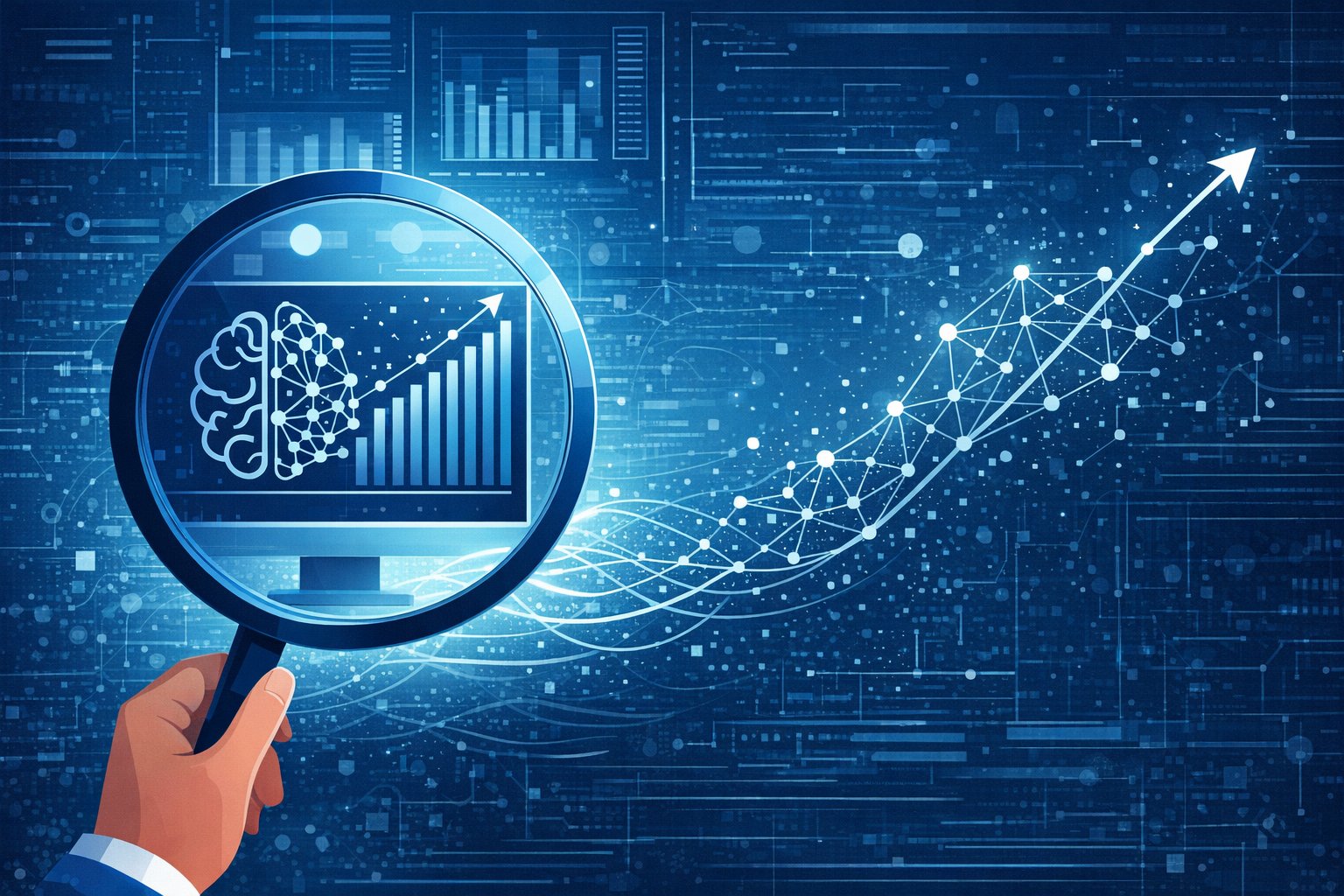 AI in analytics illustration